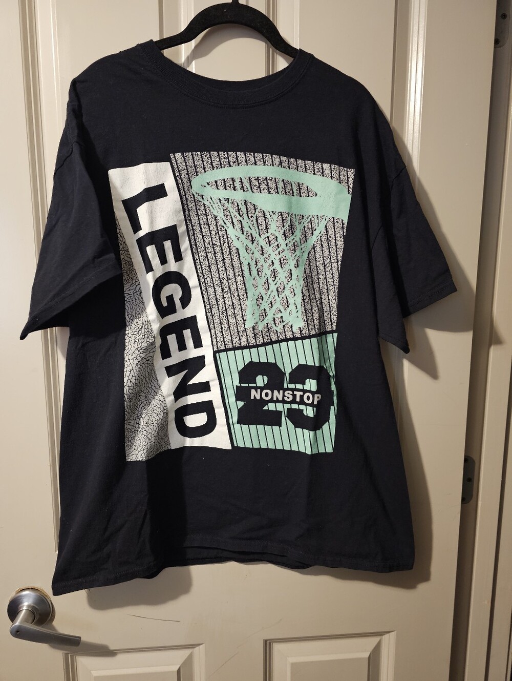 Audio Council Legend Graphic Short Sleeve Tee - Black with Mint Accents Xl